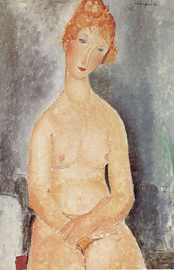 Amedeo Modigliani Seated Nude Sweden oil painting art